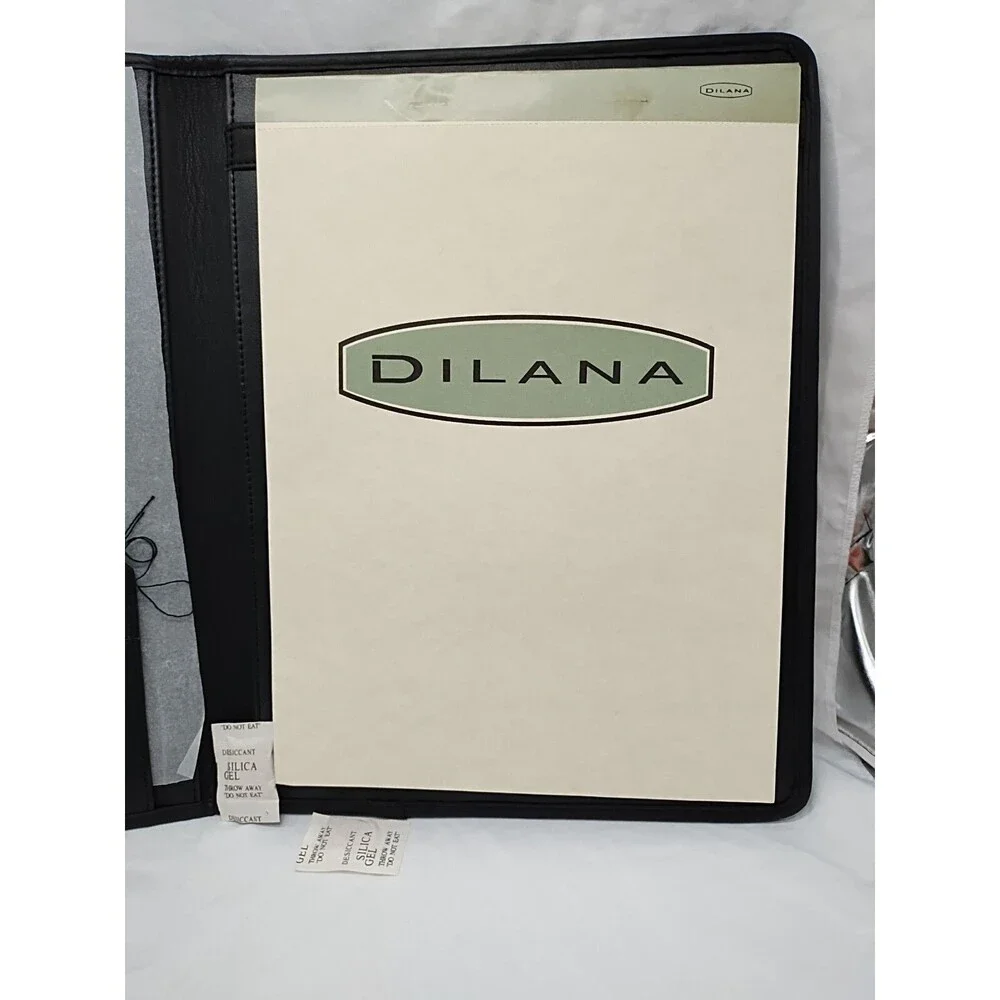 Dilana Black Portfolio With Notepad 667-8798BK